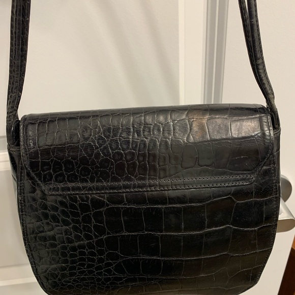 Authentic Gianni Versace black leather shoulder bag - Picture 2 of 6